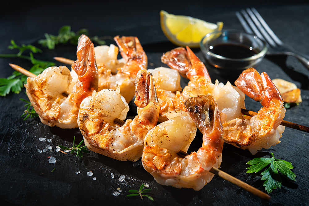 Australian Bush Tucker Fusion: Lemon Myrtle Prawn Skewers