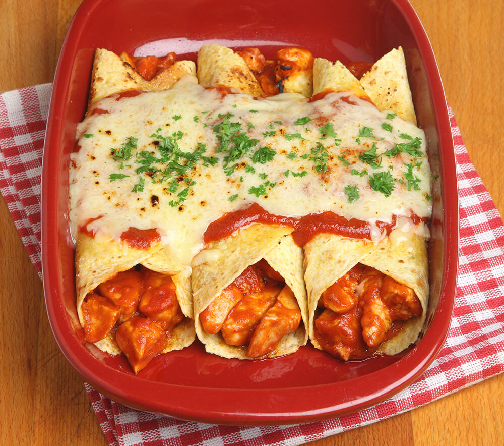 How to Make Creamy Chicken Enchiladas