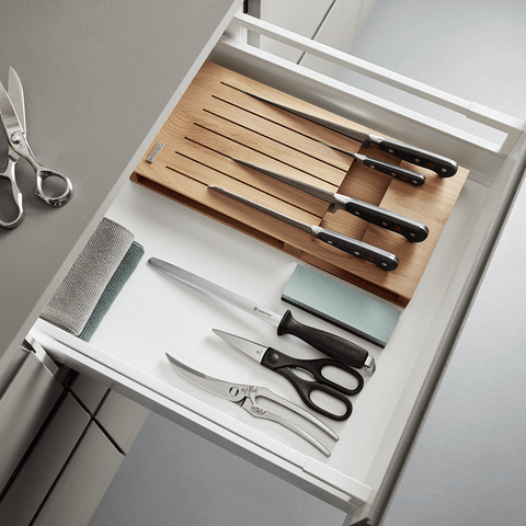 Walnut Magnetic Knife Rack by Japan West Tools