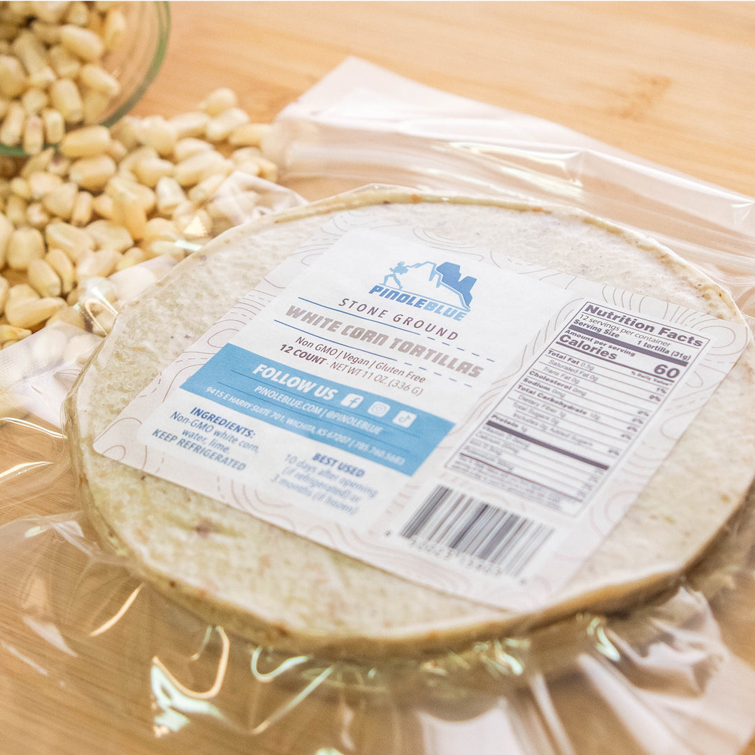 White Corn Tortillas 12 Count