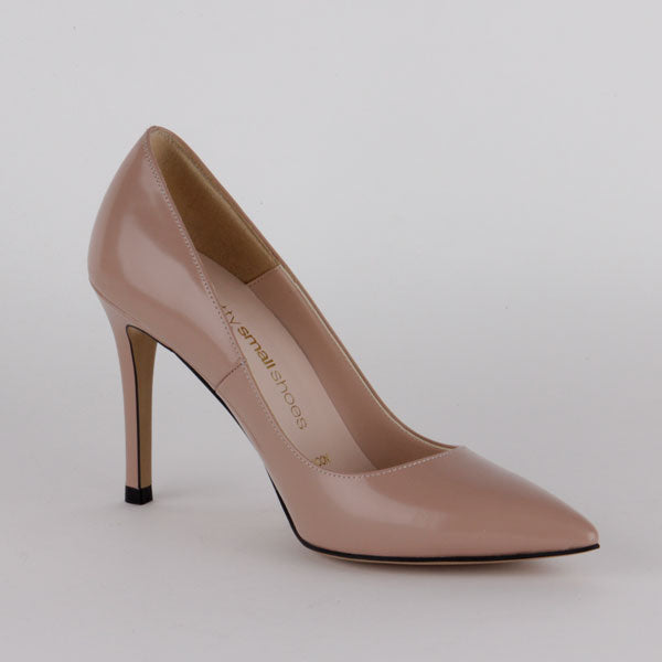 nude leather heels