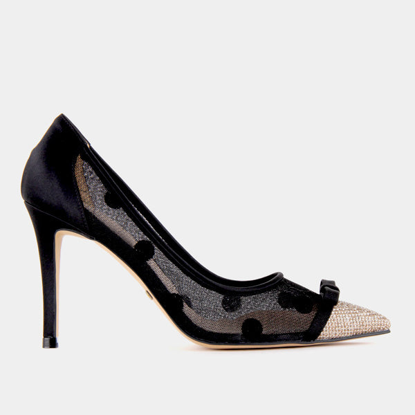 high heels, black, 8cm size UK 2.5 By 