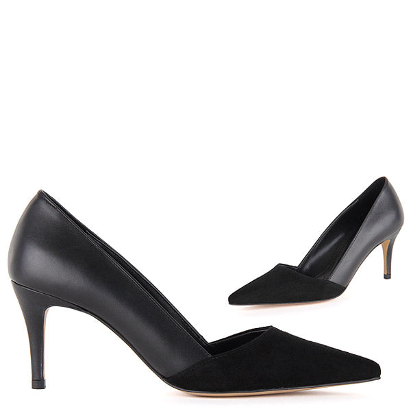 black pump shoes