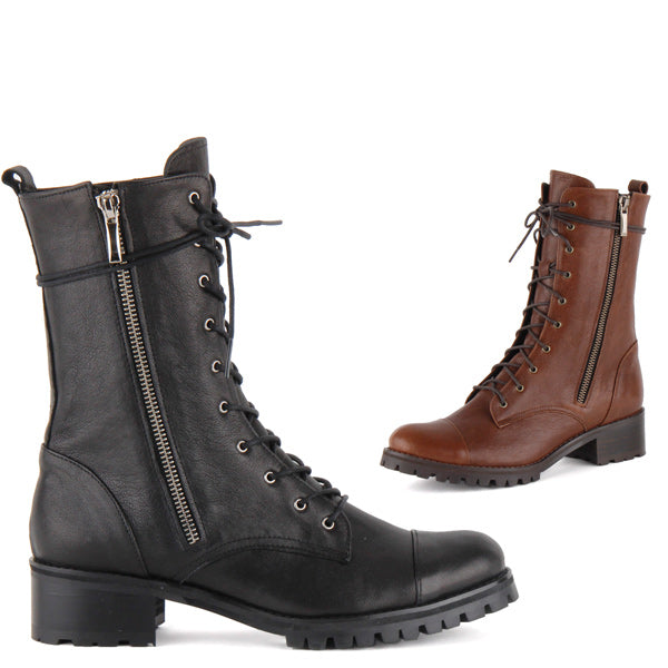 military style womens boots