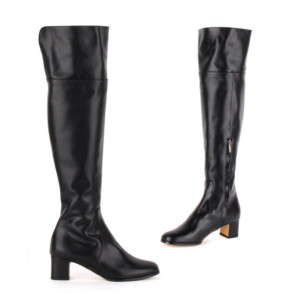 over the knee boots small heel
