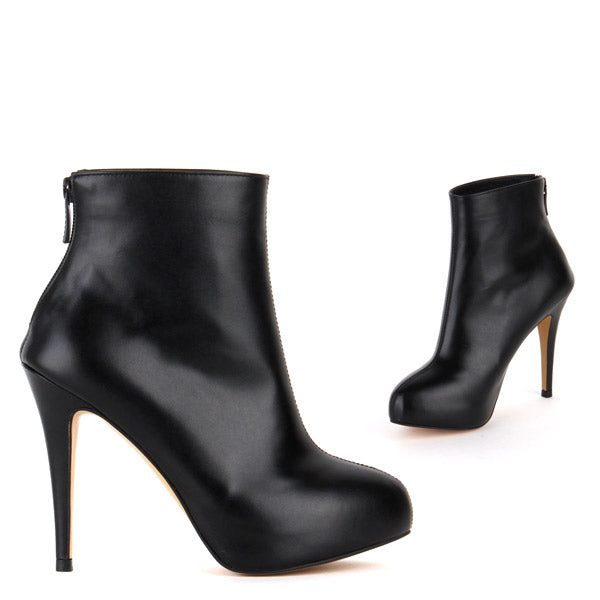 small black ankle boots