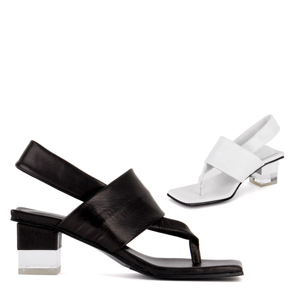 white mid heel wedges