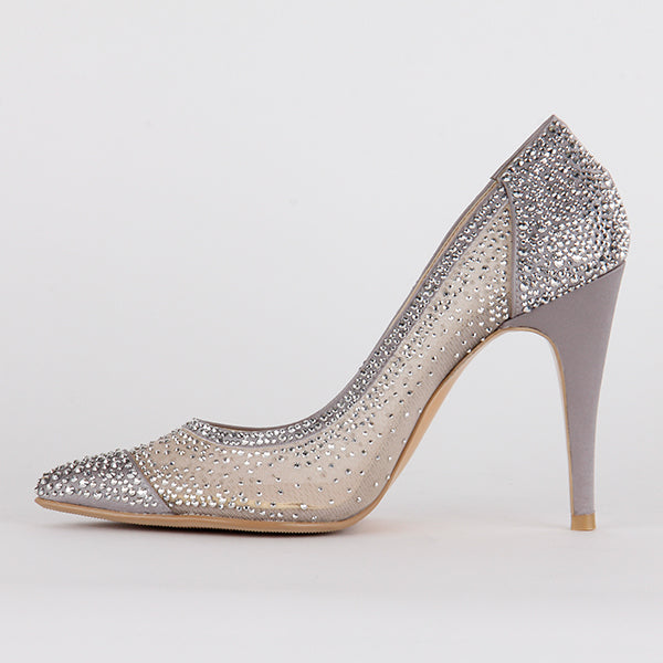 Petite High Heel Occasion Shoe Sparkles Wedding Style - Maxwell - by ...