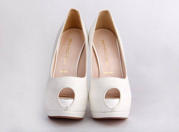 pure white diva high heels weddings proms and graduations