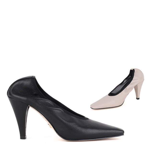 small grey heels