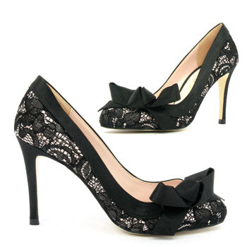 Sexy small size ladies high heel with lacy material Waltz Lace By ...