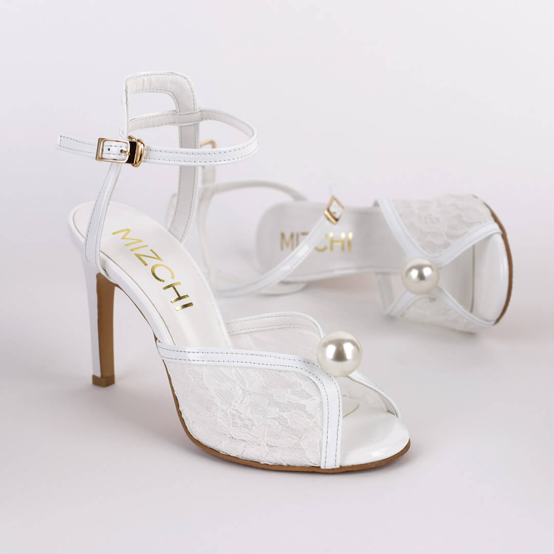 faith white heels