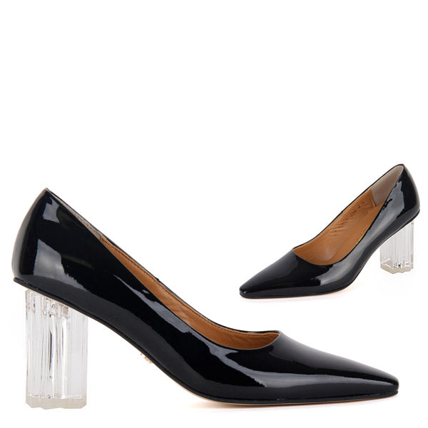 Petite Size Crystal Mid Heel Courts by 