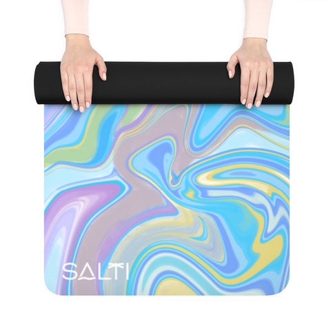 Rubber non-slip yoga mat - Salti active 