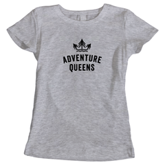 Adventure Queens large logo ladies t-shirt