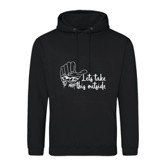 Adventure Queens large design Let's Take This Outside hoodie