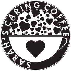 Sarah's caring coffee logo