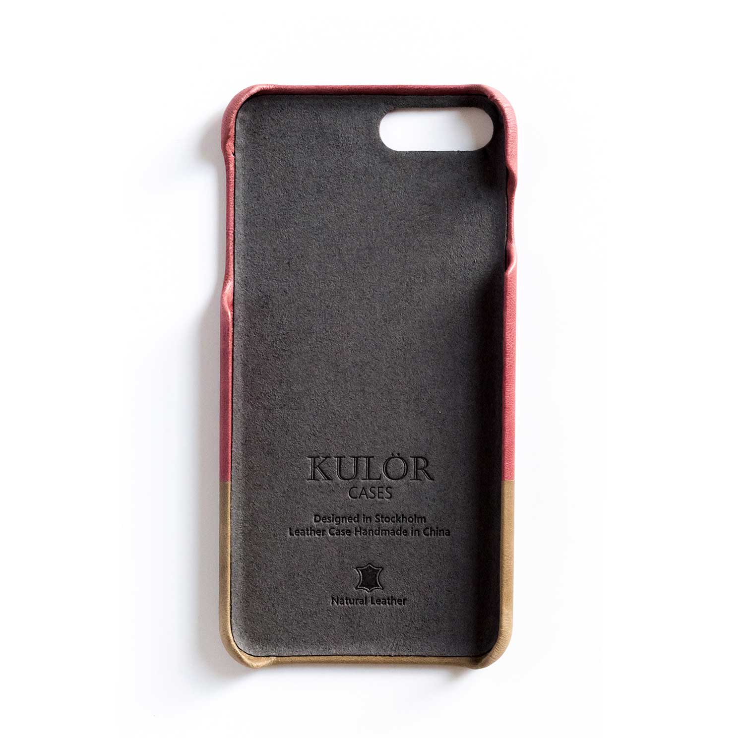 Is aan het huilen stromen Subjectief Personalized Rosewood Pink iPhone 7 Plus / 8 Plus Leather Case - Kulör Cases