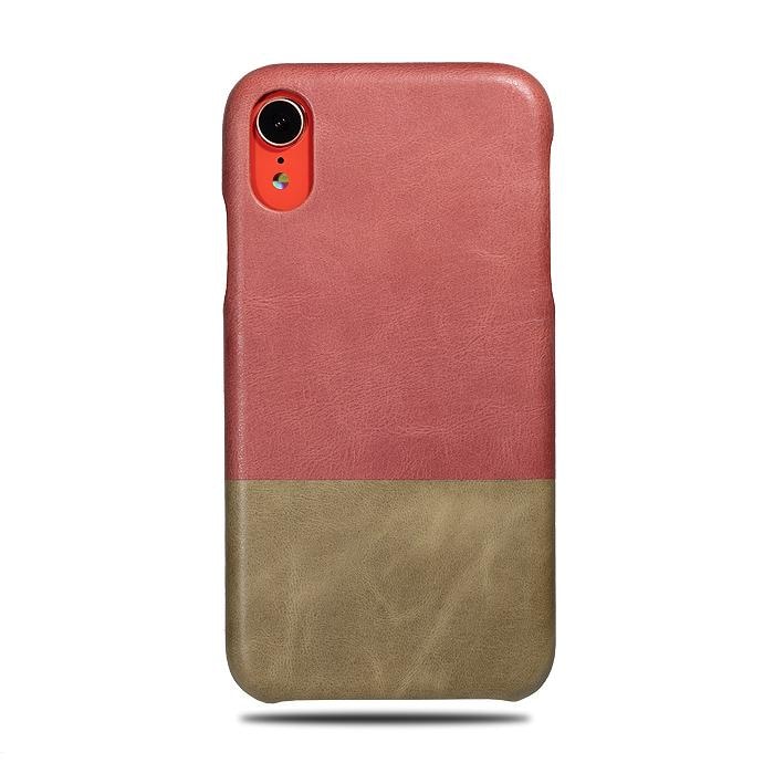 coque iphone xr cuir rose