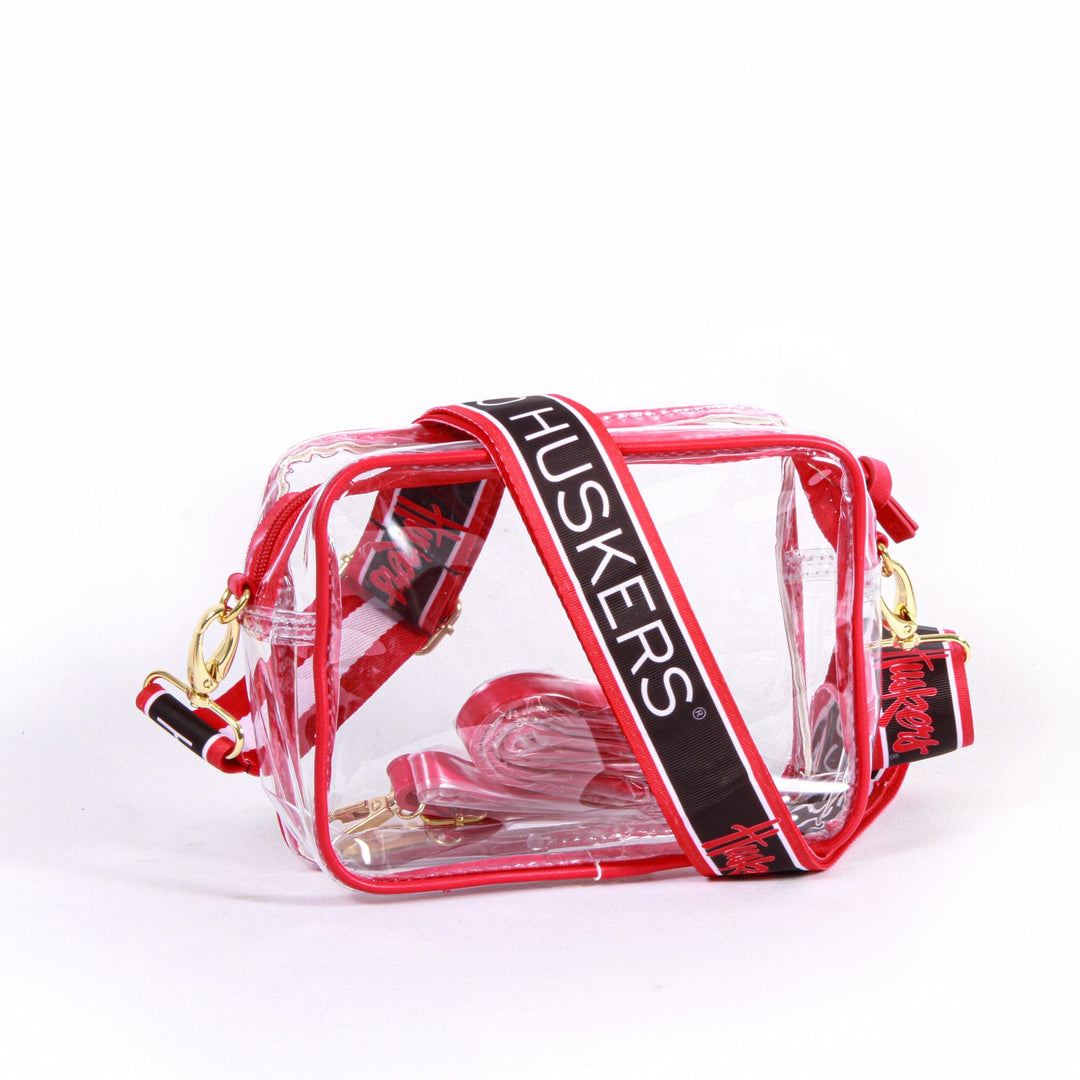 Clear Purse with Patterned Straps - Ole Miss