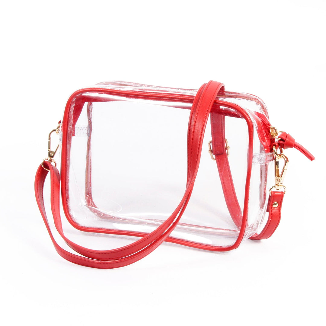 Louisville Clear Sling Bag with Wide Purse Strap by Desden