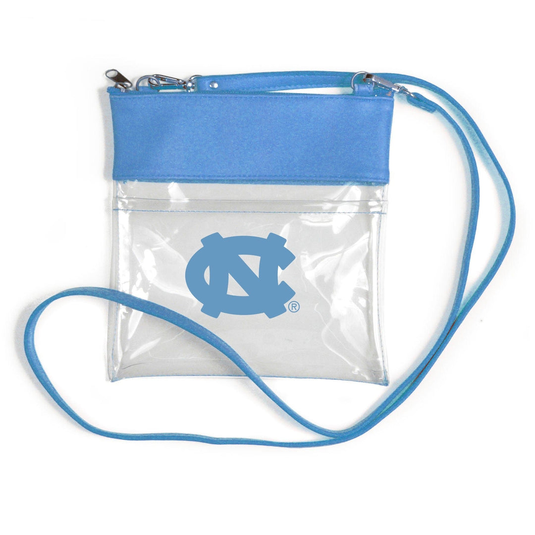 Desden Gameday Crossbody Clear Purse With Vegan Leather Trim and