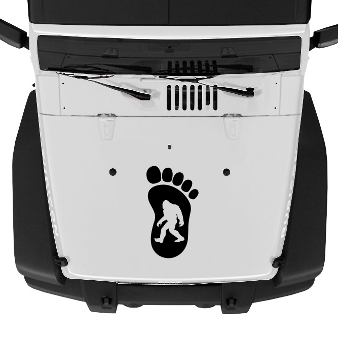 Bigfoot Footprint - Rebel Decal product image