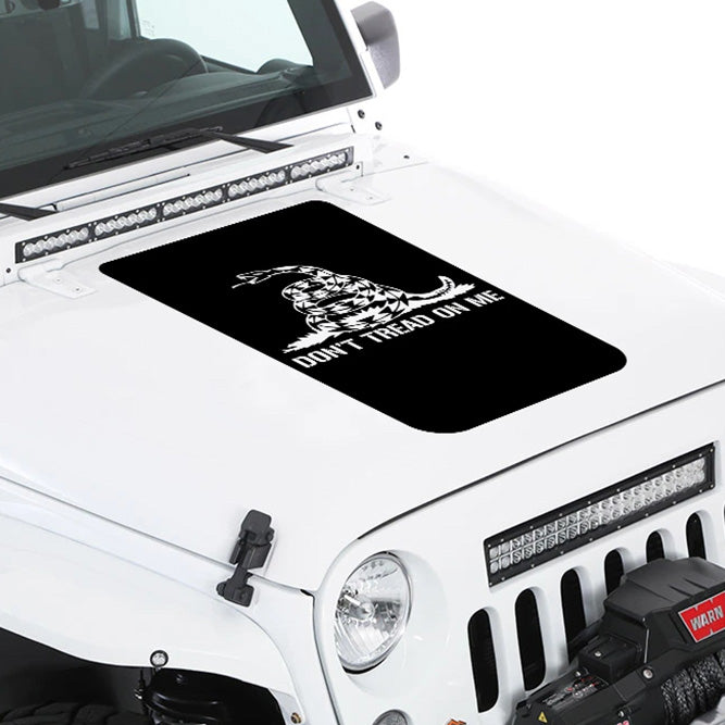 Don't Tread On Me Jeep Hood Blackout Graphic – Rebel Decal