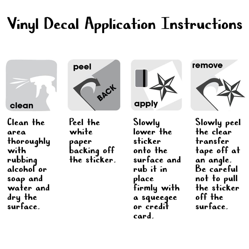 Free Printable Vinyl Decal Instructions