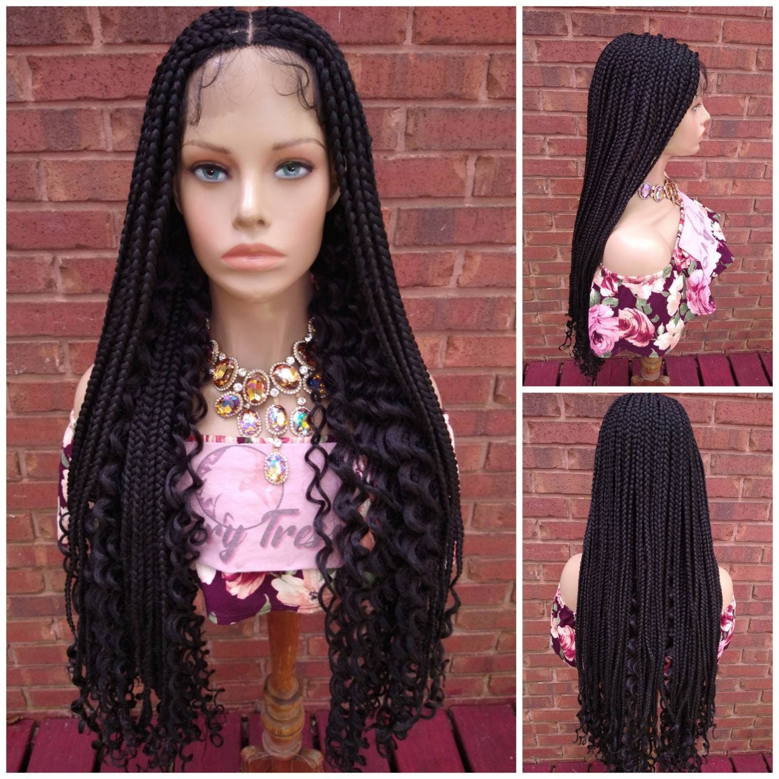 crochet braids lace front wig