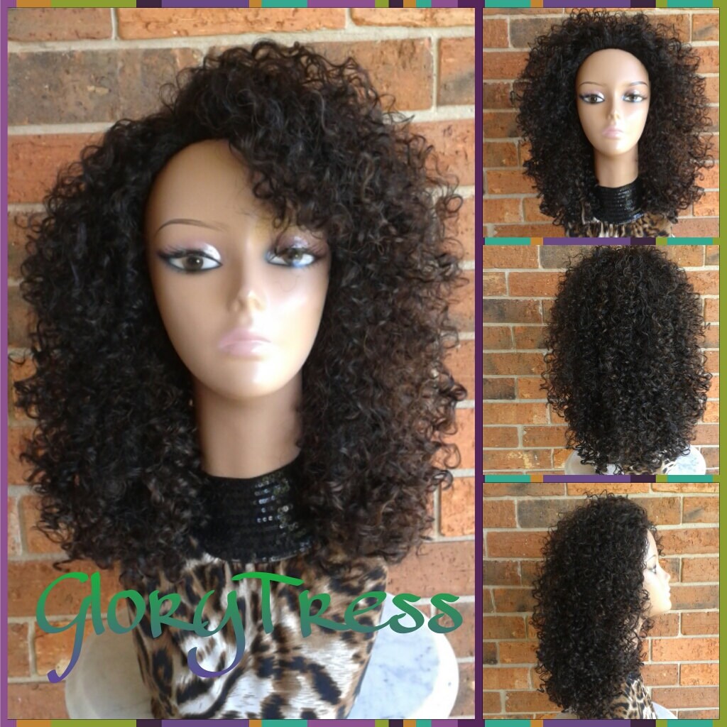 afro american curly wigs