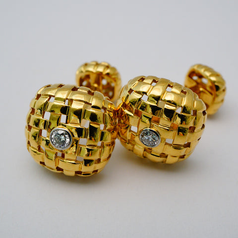 diamond cufflinks tiffany