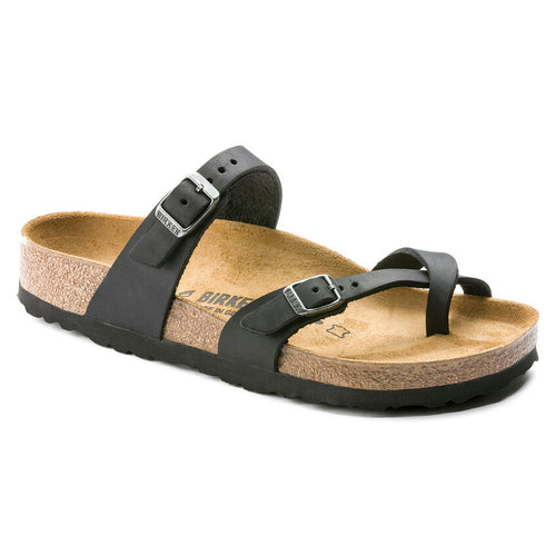 Birkenstock Gizeh - black oiled leather