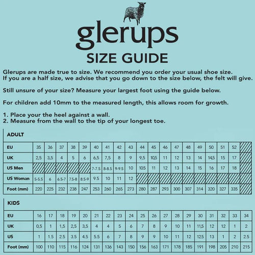 Glerup Slipper Rubber Sole - Charcoal – Vamosoutdoors