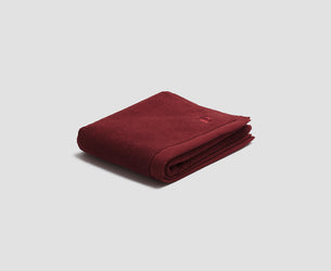 Merlot Organic Cotton Towels Size Bath Towel by Piglet in Bed