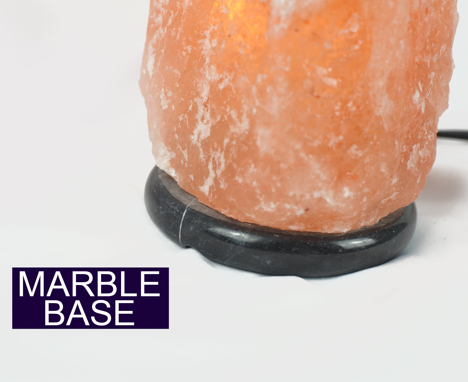 Natura Marble 7-9 lbs Himalayan Salt Rock Lamp Natural – Ambient Salt Lamp