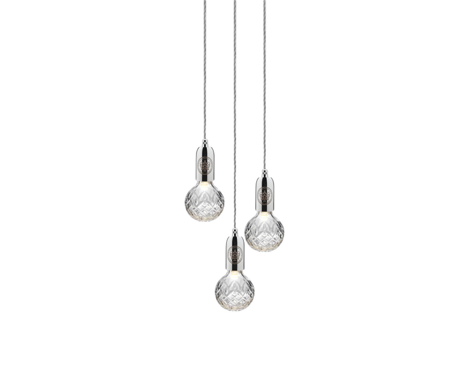 Crystal Bulb Chandelier 3 Piece | Lee Broom | Casa Design Group