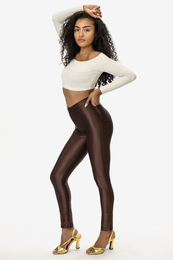 High Waist Skinny Disco Pants