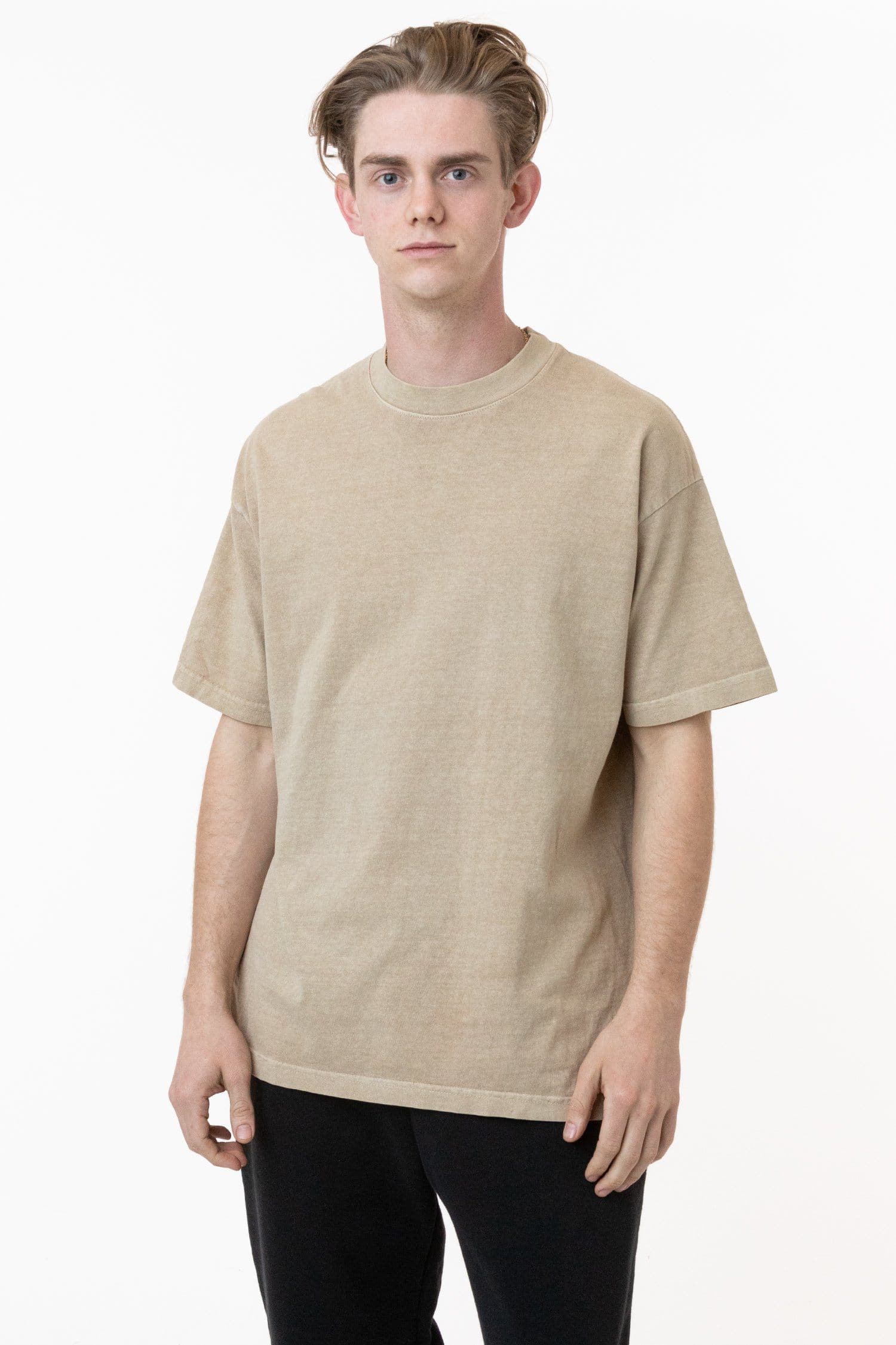 kapitalisme Reclame Oude tijden 1801GD - 6.5oz Pigment Dye Crew Neck T-Shirt – Los Angeles Apparel