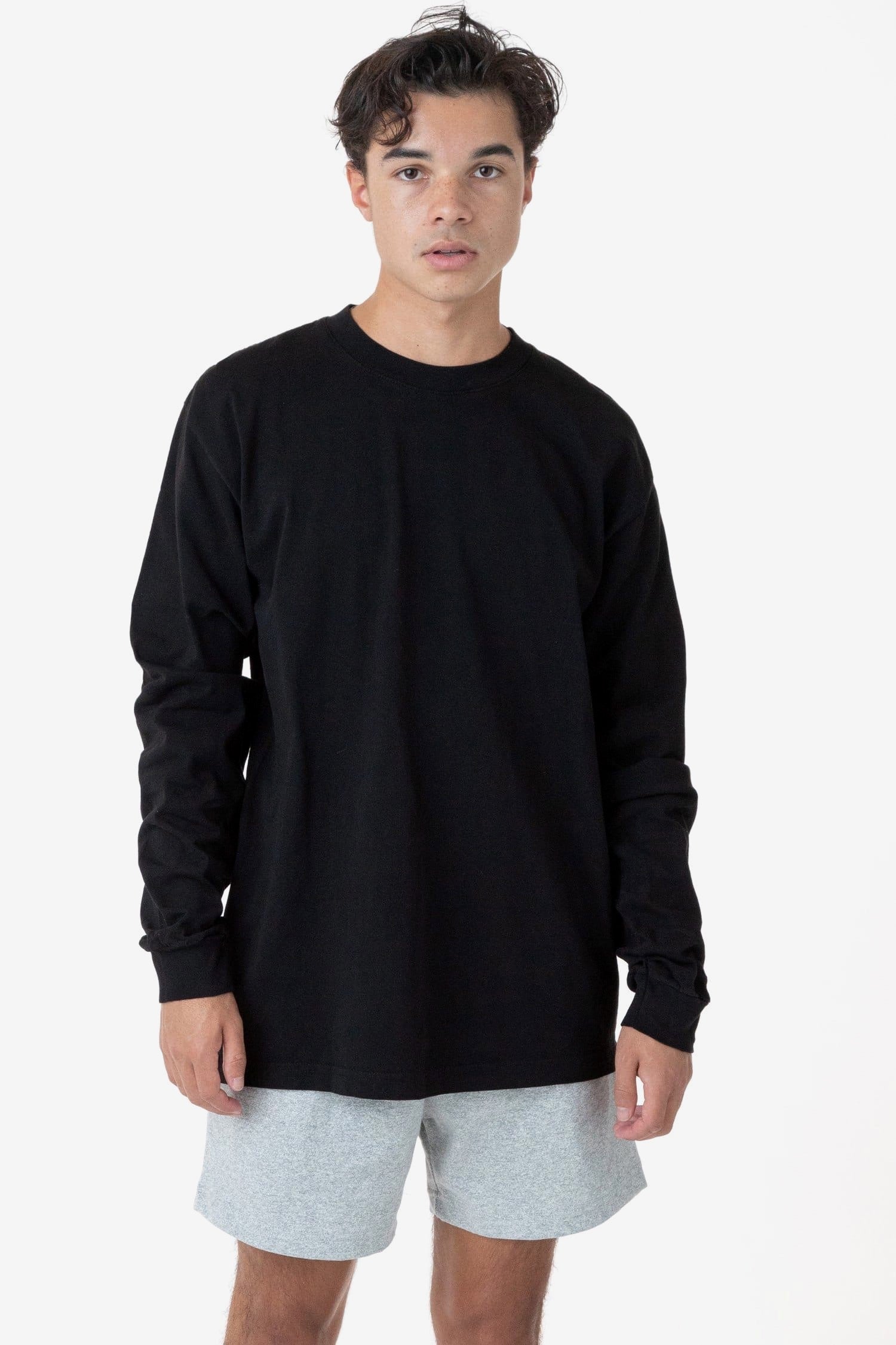 1810GD - Long Sleeve Garment Dye Pocket T-Shirt – Los Angeles Apparel