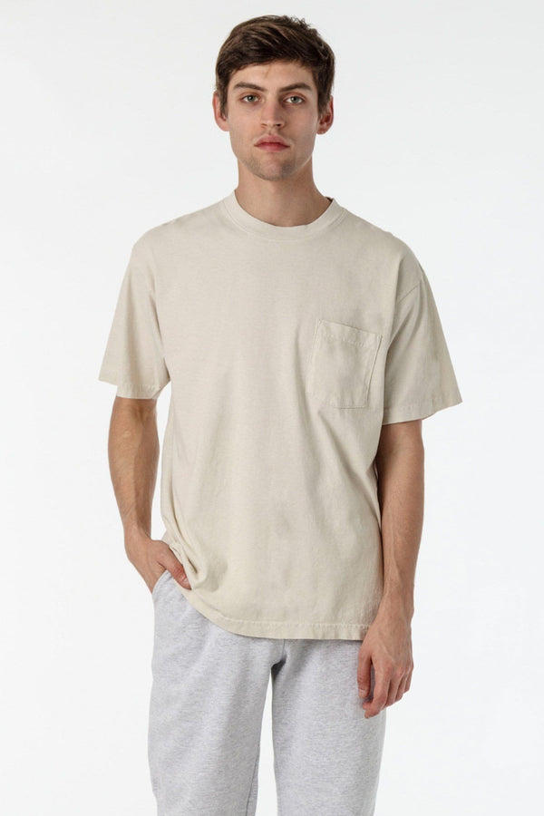 1809GD - Short Sleeve Garment Dye Pocket T-Shirt – Los Angeles