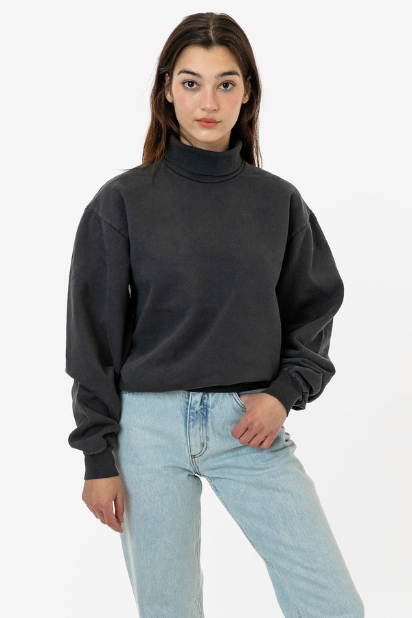 HF13GD Unisex - 14 oz Heavy Fleece Turtleneck Sweatshirt – Los