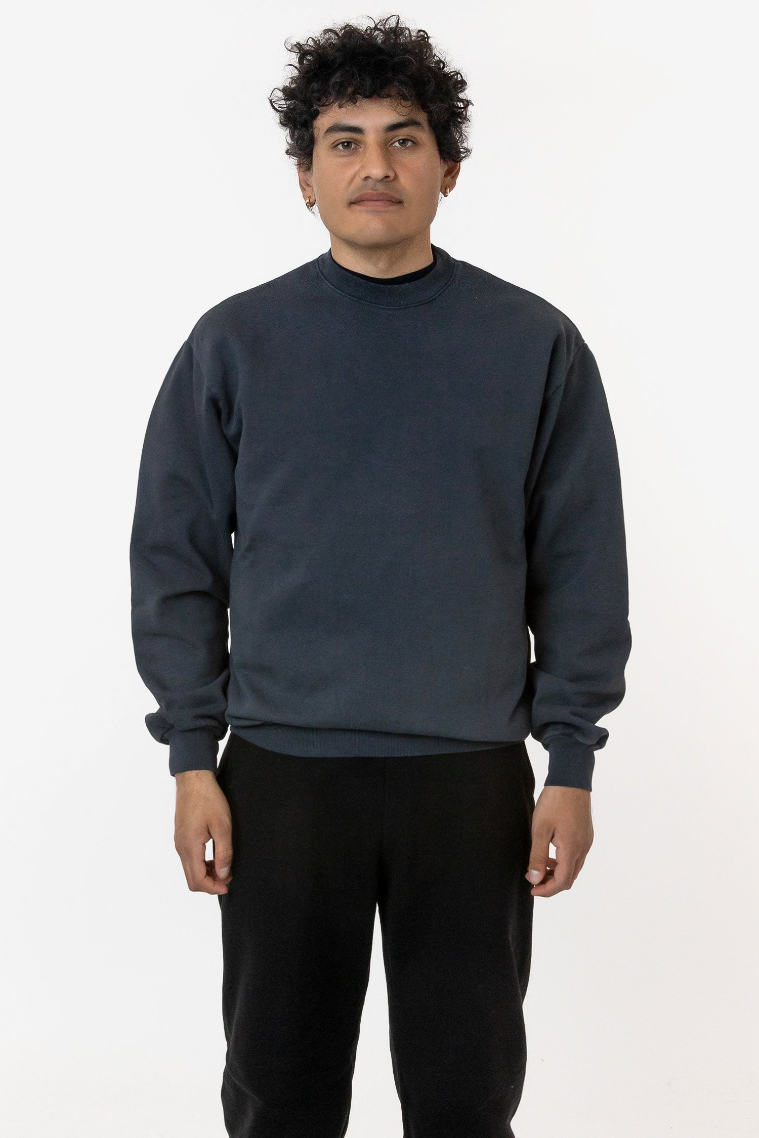 HF07GD - 14oz. Garment Dye Heavy Fleece Pullover Crewneck