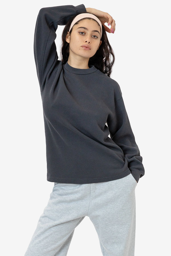 TX407GD Mix - Long Sleeve Heavy Thermal Crew Neck in 2023