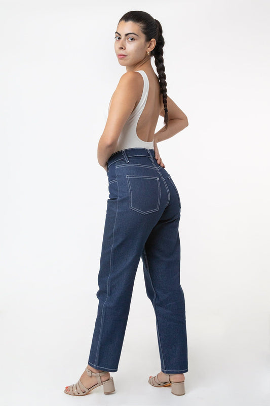 RDNW701 - High Waisted Tapered Jean – Los Angeles Apparel