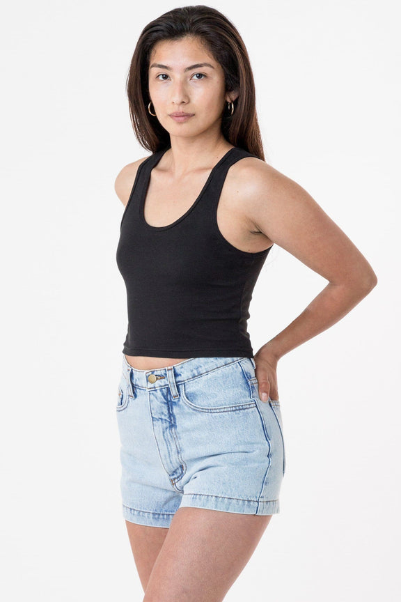 4308 - Baby Rib Crop Tank – Los Angeles Apparel