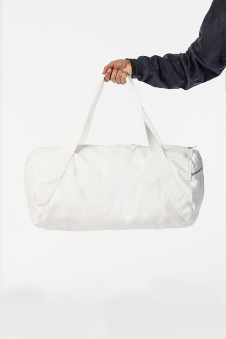 gym bag white