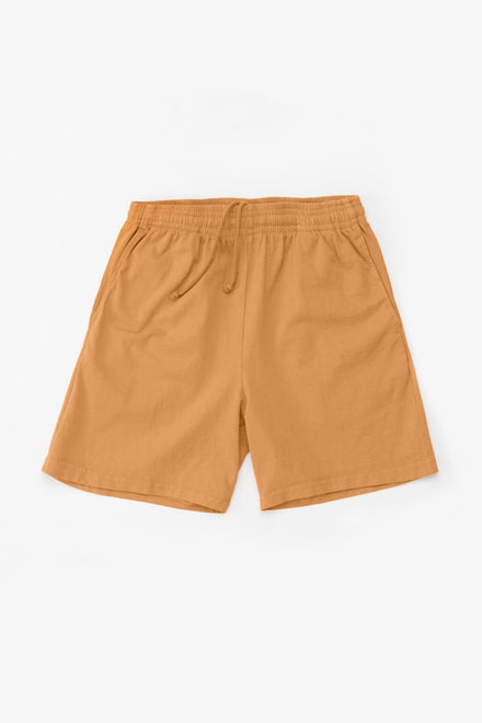 orange jersey shorts