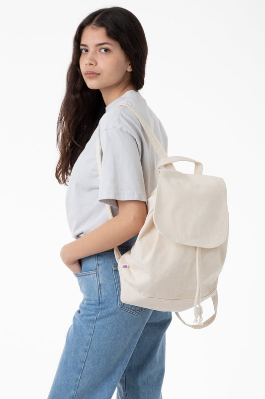 Los Angeles Apparel | Bull Denim Oversized Bag in Light Pink