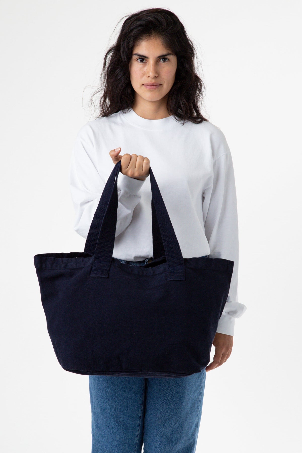 Download BD07 - Bull Denim Essential Tote Bag - Los Angeles Apparel